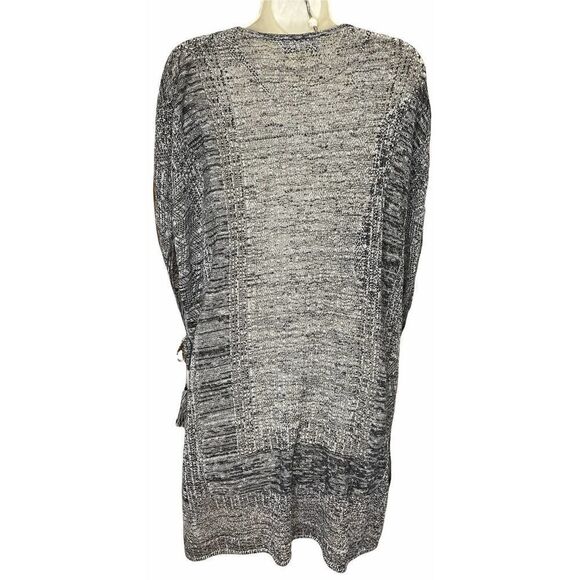 Sigrid Olsen Marled Pointelle Kimono Cardigan NWT - Picture 2 of 8